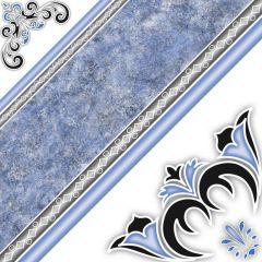 CERAMICA GEOMETRICO AZUL PD35710 45X45 (2.32M2)